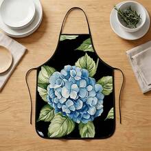 1pc, Grandma Illustration Pattern Polyester Apron, Suitable For Cooking, Baking, And Gardening - Can Be Used As Attire For The Kitchen And Dining - Multicolor - View 6