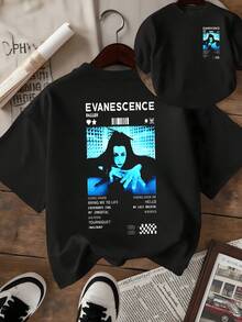 Manos azules que se entrelazan en un aura luminosa simbolizan conexión y energía interior con toques de arte digital expresando misterio y renovación camiseta de mujer doble cara moderna casual - Negro - Ver 8