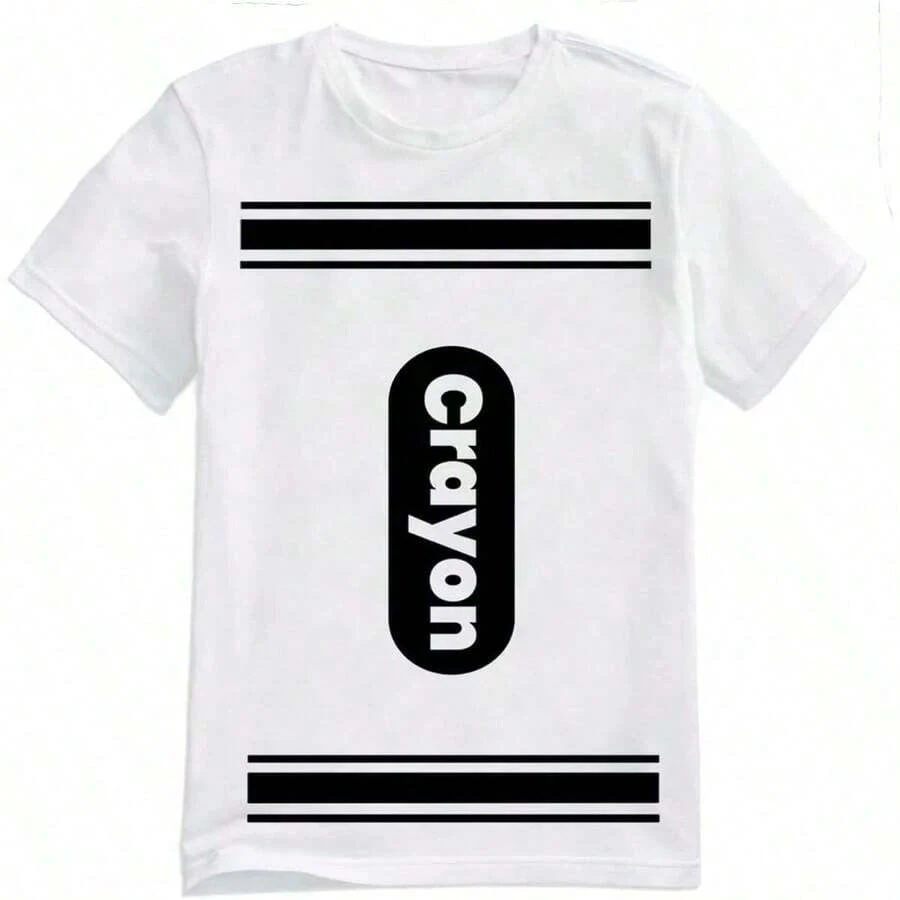 Camiseta de manga corta de y Pusuraito 100% algodón - Blanco 7 - Ver 1