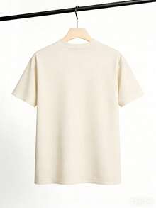 Mujer Camiseta de manga corta con estampado térmico de nutria marina retro, diseño de nutria y organismos marinos multicolor, estilo divertido casual - hueso - Ver 2