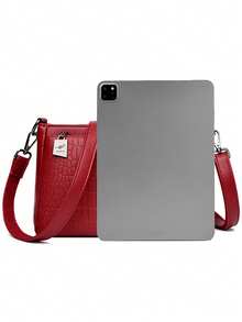 Nova Bolsa de Ombro de Couro PU Macio de Luxo Design para Mulheres 2026 Marca Bolsas e Bolsas Femininas de Alta Qualidade para Senhoras - Vermelho - Visão 8