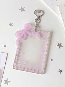 1 PC Bow Clip Cover For Star Merchandise Mini Card Storage Display Case Three-Inch Instant Photo Protective Cover Hanging, First Day Of School - Multicolor - View 17
