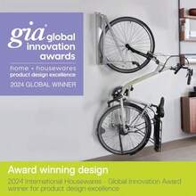 Delta Cycle - s para Colgar en la Pared del cochera Giratorio para Ahorrar Espacio, no Requiere elevación, Soporte Vertical para Bicicletas Soporte de Pared para - Plateado - Ver 6