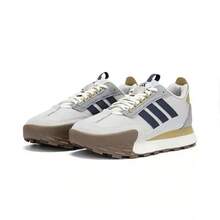 Adidas Giày chạy bộ đế dày giảm sốc FUTRO mới dành cho nam và nữ - Xám/Xanh lam/Vàng - Xem 7