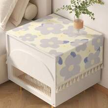 American Style Bedside Table Cloth, Rectangular Tabletop Protective Cover, Home Decor For Bedroom, Living Room, Coffee Table - View 7