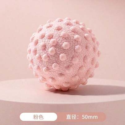 1pc Silicone Knobby Massage Ball, Foot, Back, Shoulder & Neck Massager, Muscle Relaxation For Fitness & Yoga