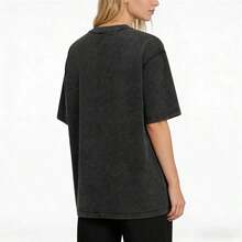 Black T-Shirt,Crop Top,Blusas,Vintage Ropa De Mujer,Cute Top,Tops For Women,Pink Tops,Cotton Women Clothing,Y2k,Blusa Para Mujer,Summer Outfits For Women,Vacation Outfits Women,Summer Clothes,Tank Tops Women,Jeans For Women,White T-Shirt,Couple's Attire,Fan Gifts Jackson Shirt King Of Pop Shirt Michael Fan Gift,Women's Tops, Tops For Women, Tops, Women Clothes, Clothes, Festival Outfits, All Season Wear - 黑色 5 - 查看 2