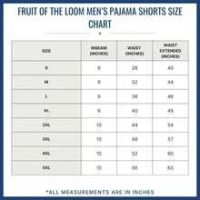 Fruit Of The Loom Men's Big & Tall Broadcloth Cotton Pajama Shorts 2-Pack, Available In Black, Navy,  2X, 3X, 4X Cotton Pajama Bottoms - 黑色 - 查看 5