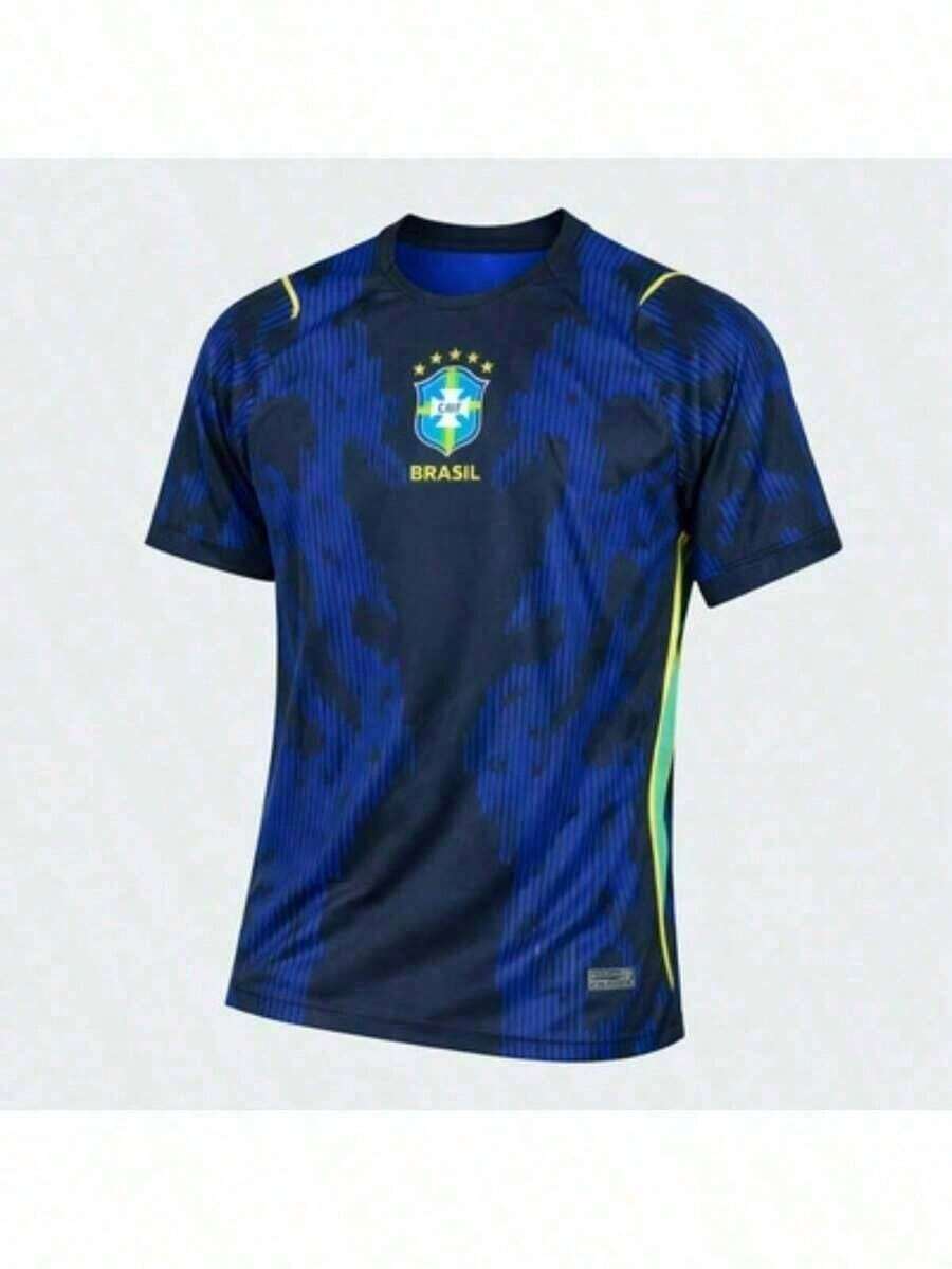 Brazilian National Team Jersey, Blue And Black, 2026 Edition, Best Seller - xanh đen - Xem 1