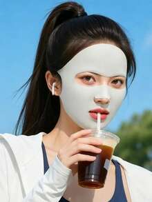 Women's Sunscreen Face Mask, Lightweight Ice Silk Design For Summer, Full Face Golf Mouth-Opened UV Protection Balaclava, Available In Multiple Colors - Multicolor - View 2