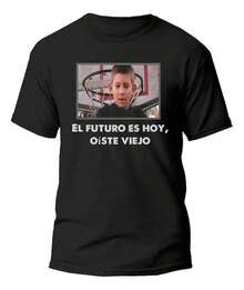Playera Malcolm El De En Medio - Serieónica De Los 90 -04 - Negro - Ver 1