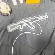 Biển hiệu đèn neon hình AK của LIUYANG Game, đèn neon phòng chơi game, biển hiệu đèn neon sáng tạo chạy bằng USB, trang trí tường cho khu vực chơi game thể thao điện tử, phòng chơi game board và tiệc game, quà tặng Giáng sinh. - Game AK - Xem 7