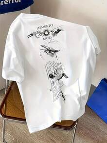Fashionable Men's T-Shirt - White - View 1