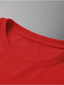 2026  Men'S Short-Sleeve Shirt Featuring A Disney Licensed Collaboration With Lightning Mcqueen From Cars. This High-Quality, Soft, And Comfortable Casual Sports T-Shirt Has A Unique Design, Perfect For Couple Dates, Gatherings - Red - View 5