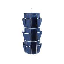 Avilia Porta Scarpe Rotondo Appendiabiti 3 Piani - Blu - Visualizzare 1