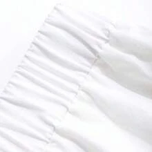 Women's Plain Elastic Waist Long Casual Skirt Fall Skirts - Negro - Ver 7