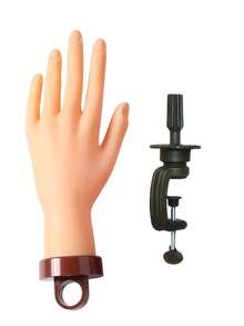 Soft & Flexible Nail Art Practice Hand Model With Adjustable Desktop Stand, Realistic Simulation Hand Model For Professional Nail Salon, Suitable Tool For Nail Art Practitioner - Multicolor - View 14