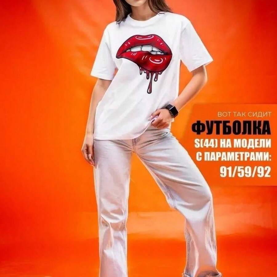 Camiseta de verano de estilo americano con cuello redondo, estampada, de manga corta, holgada, casual, de corte ajustado, a la moda, estilo europeo y americano. - Blanco - Ver 1