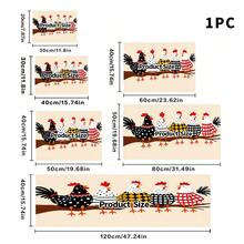 1pc Geometric Rooster Pattern Dish Drying Mat, Absorbent Trivet For Coffee Maker, Suitable For Dining Table And Cafe, Multipurpose Drainage Pad, Home Gift, Desktop Decor - XYLSD-336 - View 14