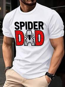 Camiseta de Verano para Hombre - Tejido de punto microelástico - Diseño estampado - Corte regular - Estilo casual - Blanco - Ver 6