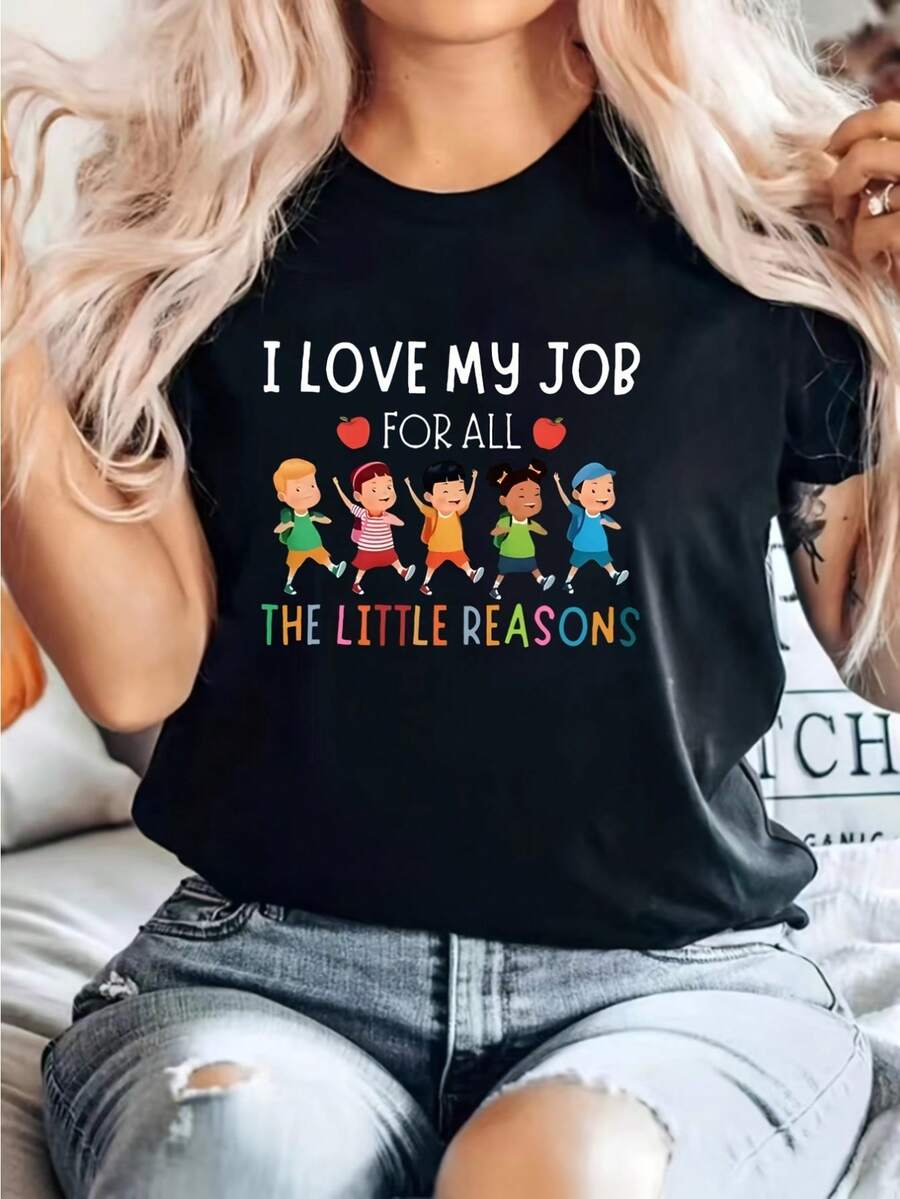 Women T-Shirts - Black - View 1