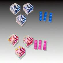 Darts Accessory Set, Includes Dart Flights And Dart Protectors, Suitable For Clubs, Bars, And Darts Practice - Royal Blue - View 2