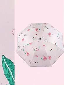 1 chiếc ô họa tiết trái cây, ô gấp cho học sinh, chống tia UV, chống nắng, che nắng, ô đa năng chống mưa và nắng cho nữ, ô chống gió, lớp phủ keo đen - Nhiều màu - Xem 6