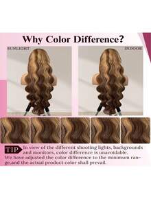 Body Wave Lace Front Wigs Human Blended Hair Wide Lace 200 Density Human Blended Hair Wigs 13x4 Human Blended Hair Lace Front Wigs Pre Plucked 34Inches Natural Color - SP4/27 - View 10
