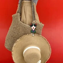 1pc New Colorful Soft Doll Shaped Multi-Function Hat Storage Organizer, Slouchy Hat Leash Anti-Lost Accessory - Multicolor - View 14