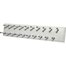 Easy Track Ra1200 - Soporte Deslizante para Corbatas, 20 Ganchos, Color - Blanco - Ver 5