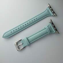 BEIMUSON 超薄真皮質感錶帶，適用於 38mm、40mm、41mm、42mm、44mm、45mm、46mm、49mm，由超纖 PU 合成皮革材質製成，適合 Ultra SE 系列 11/10/9/8/7/6/5/4/3/2/1 - 彩色 - 查看 28