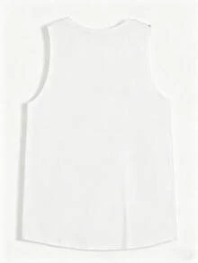 Reggae One Love Palm Tree Farian Jamaican Vacation Tank Top - trắng - Xem 2