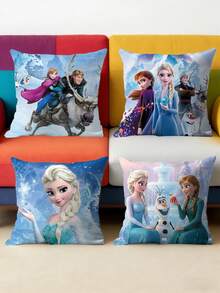 Disney 冰雪奇缘抱枕套，柔软枕套，带隐藏式拉链，家居装饰佳品。采用优质亲肤涤纶面料制成，这款冰雪奇缘抱枕套兼具舒适性、耐用性和趣味性。光滑透气的面料触感柔软，不易褪色、起球和缩水，非常适合长期使用。 - 枕頭 - 查看 9