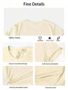 Camiseta de manga corta vintage, linda, interesante y cómoda, con estampado de libros y flores, y estampado de letras de dibujos animados para amantes de la lectura. Camiseta de mujer adecua - Albaricoque - Ver 4