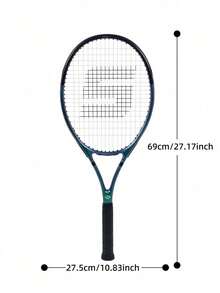 SALYWEE Chameleon Pro 網球拍 - RaceRun Max | 碳纖維 & 鋁合金 | 亮面處理 | 預穿線 55 磅 & 握把 | 輕量化 | 未穿線重量 295±5g | 即玩完整套組 (1 把球拍 + 球拍袋 + 網球 + 替換握把) - 彩色 - 查看 12