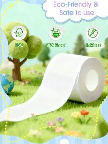 Universal Thermal Printer Paper Refills, White Inkless Printing Rolls For Instant Cameras & Pocket Sticker Makers, Multi-Purpose Self-Adhesive Labels For Photos & Organization - View 6