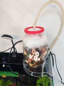 Corner Storage Rack For Home Aquarium, Can Hold Fish Food And Other Items, Clever Design Saves Living Room Space - A - View 9