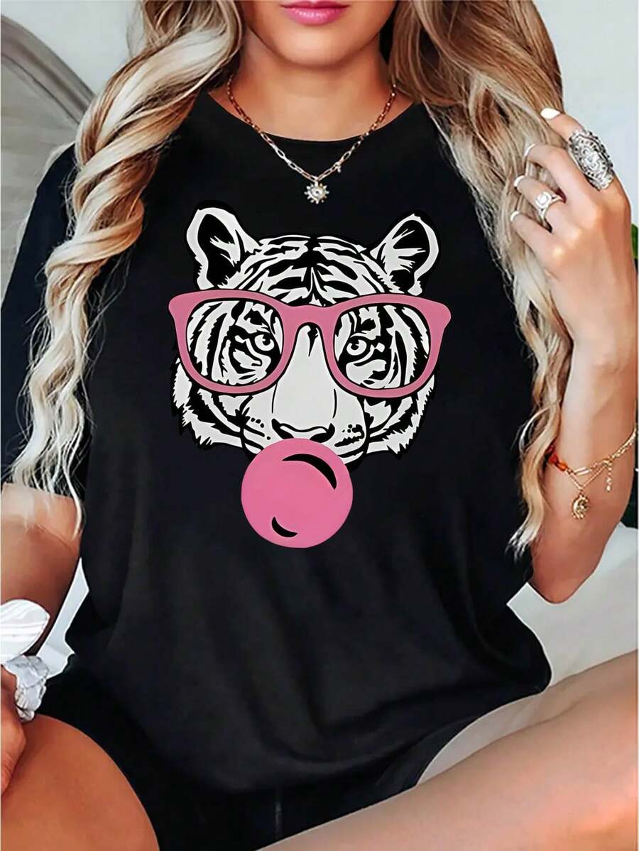 Women T-Shirts - Black - View 1