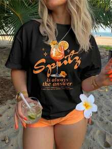Women T-Shirts - Black - View 8