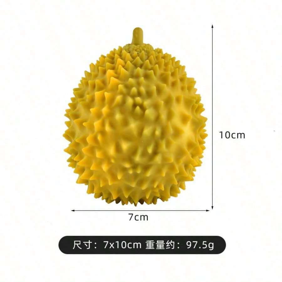 1pc Random Color Small Durian Soft Funny Toy, Adult Stress Relief Focus Attention Training, Squeeze Stretch Play, Squishy Toys, Cute Stuff, Cheese Squishy, Squishy Dumpling, Fidget
