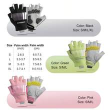 1 đôi găng tay thể thao và dụng cụ bảo hộ - màu đen - Xem 4