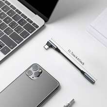 1/2 个 USB-C 转 3.5mm 耳机插孔适配器 - HiFi 音频转换器，Type-C 转 Aux 母口适配器，兼容 17/16/15 Pro Max、S25/S24/S23、Pro、Pixel 等。 - 白色 - 查看 7