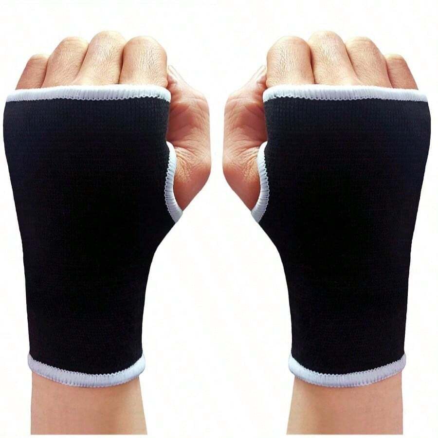 Compression Wrist Support Tendon Protection Bandage, Breathable Support Wrist, Suitable For Yoga, Basketball, Tennis And Other Sports, High Elastic Knit Design (Single Pack) - Multicolor - View 1