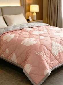 1pc Ultra Soft Cooling Comforter - Lightweight All-Season Bedding With Fashionable Plaid Pattern, Machine Washable For Single/Double Bed, Hotel, Camping And Home Decor, Hotel-Grade Luxury Bedding | Modern Quilting Design - Multicolor - View 5