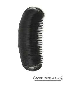 Postizo de cabello sintético con relleno de cabello e inserto de peine para agregar volumen y volumen a la parte superior de la cabeza y la frente. - Multicolor - Ver 6