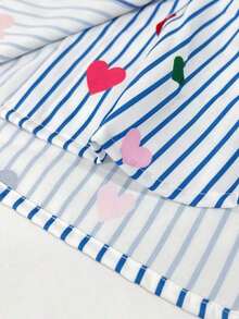 Blusa de mujer, estampado de rayas de fresa, diseño fresco y ligero, camisa estilo Ins, blusas de mujer holgadas de manga larga casual de doble uso, regalo para la mejor amiga y la novia, otoño/invierno, graduación, maestras, vuelta al cole - Multicolor 2 - Ver 3