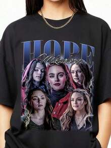 Camiseta vintage de manga corta de Jamie Fraser, regalo del serie de televisión Outlander para mujeres y hombres, camiseta retro unisex para fans, 100% algodón. - Negro - Ver 1
