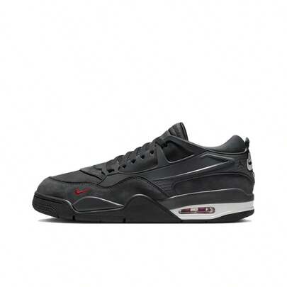 Nike Nigel Sylvester X Jordan Air Jordan 4 RM SP "Anthracite" Comfortable, Versatile, Durable, Low-Top Retro Basketball Shoes, Unisex, Black