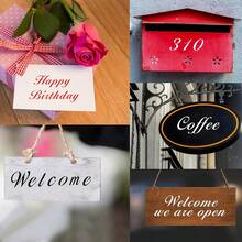 12pcs Letter Painting Stencils, Including 4 Styles Of Complete Alphabet, Numbers And Punctuation. Each Letter Provides 1/3, 1/2, 3/4, 1 And 2 Inch Sizes. These Templates Will Bring You Endless Possibilities, Allowing You To Create Any DIY Art Freely - 12-piece Alphabet Drawing Board - View 8