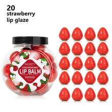 1/4 Bálsamo labial con sabor a fresa, aumenta el volumen de los labios, hidratación duradera, cuidado nutritivo, repara las líneas de los labios de las mujeres, regalo perfecto para Navidad y Halloween - Sabores diversos - Ver 17